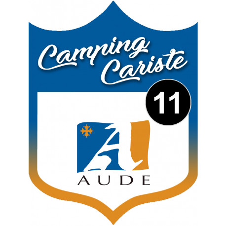 Campingcariste Aude 11 - 20x15cm - Autocollant(sticker)