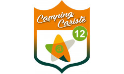 Camping car Aveyron 12 - 15x11.2cm - Autocollant(sticker)