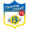 Camping car Rhône 13 - 20x15cm - Autocollant(sticker)
