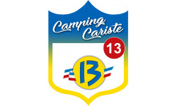 Camping car Rhône 13 - 10x7.5cm - Autocollant(sticker)