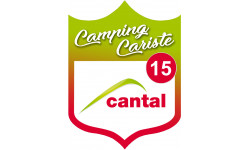 Campingcariste Cantal 15 - 20x15cm - Autocollant(sticker)