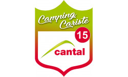 Campingcariste Cantal 15 - 10x7.5cm - Autocollant(sticker)