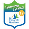 Campingcariste Charente Maritime 17 - 20x15cm - Autocollant(sticker)