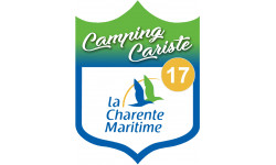 Camping car Charente Maritime 17 - 15x11.2cm - Autocollant(sticker)