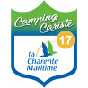 Campingcariste Charente Maritime 17 - 15x11.2cm - Autocollant(sticker)