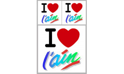 Ain (01) - 1fois 10cm - 2fois 5cm - Autocollant(sticker)