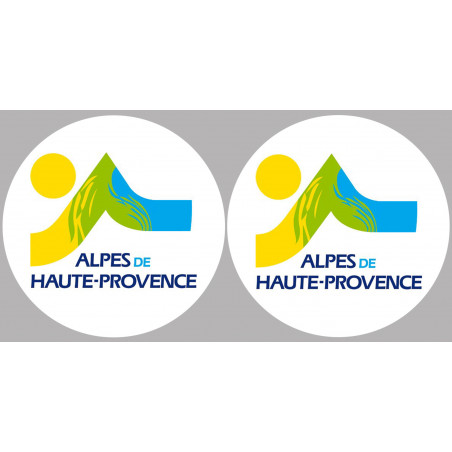 Département des Alpes de Haute-Provence 04  - 2x10cm - Autocollant(sticker)