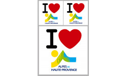 Alpes de Haute-Provence (04) - 1fois 10cm - 2fois 5cm - Autocollant(sticker)