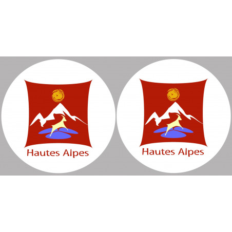 Département Les Hautes Alpes 05  - 2x10cm - Autocollant(sticker)