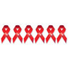 Autocollant (sticker):  soutien contre le sida 3