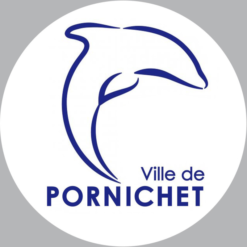 Pornichet (20cm) - Sticker/autocollant