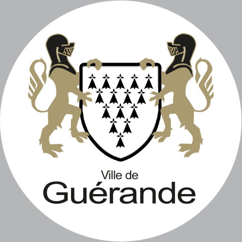 Guérande (20cm) - Sticker/autocollant