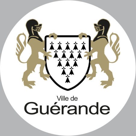 Guérande - 15cm - Sticker/autocollant