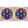 Département Les Alpes Maritimes 06  - 2x10cm - Autocollant(sticker)