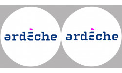 Département l'Ardèche 07  - 2x10cm - Autocollant(sticker)