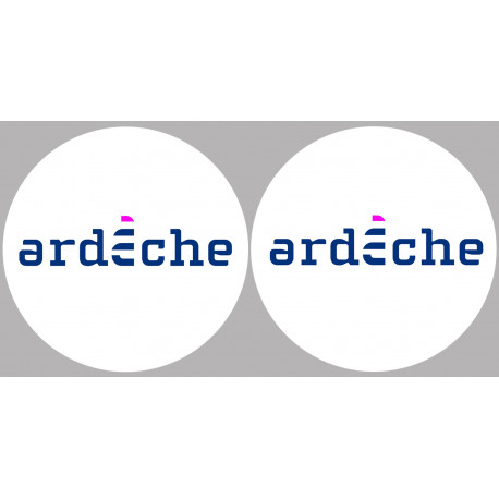 Département l'Ardèche 07 - 2x10cm - Autocollant(sticker) Département l'Ardèche 07 - 2x10cm - Autocollant(sticker)