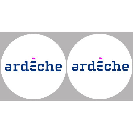 l'Ardèche 07  - 2x10cm - Sticker/autocollant