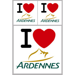 Ardennes (08) - 1fois 10cm - 2fois 5cm - Sticker/autocollant