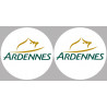 Département Ardennes 08  - 2 autocollants logo - Autocollant(sticker)