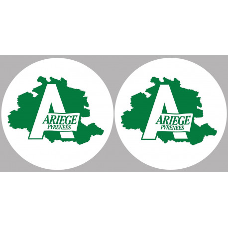 Département Ariège 09 - 2 logos de 10cm - Autocollant(sticker) Département Ariège 09 - 2 logos de 10cm - Autocollant(sticker)
