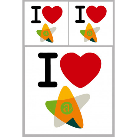 Aveyron (12) - 1fois 10cm - 2fois 5cm - Autocollant(sticker)