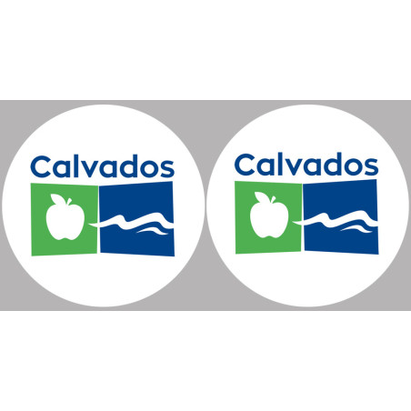 Calvados 14  - 2fois 10cm - Sticker/autocollant