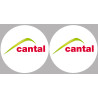 Cantal 15  - 2fois 10cm - Sticker/autocollant