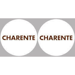 La Charente 16  - 2fois 10cm - Sticker/autocollant