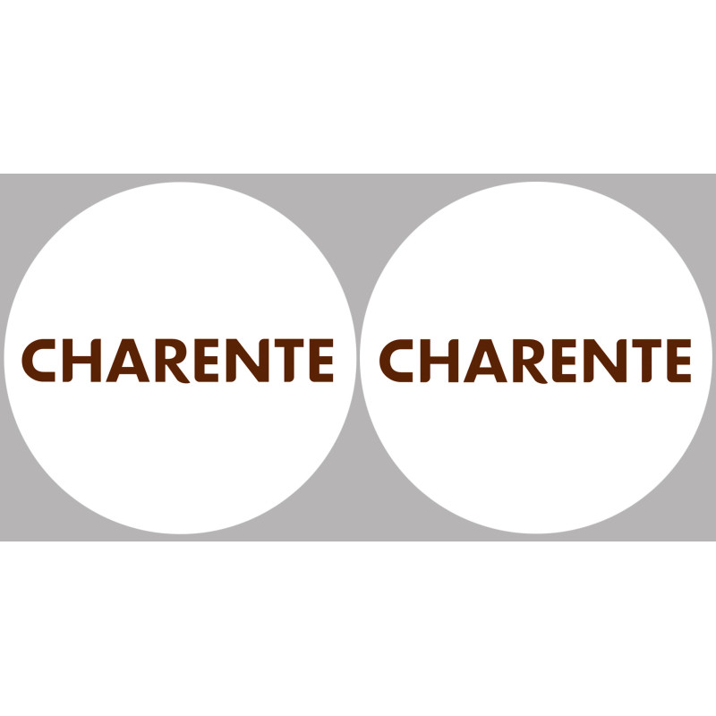 La Charente 16  - 2fois 10cm - Sticker/autocollant