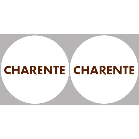 La Charente 16  - 2fois 10cm - Sticker/autocollant