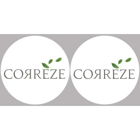 La Corrèze 19 - 2fois 10cm - Sticker/autocollant