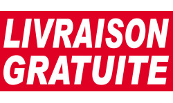 Livraison gratuite - 30x14cm - Autocollant(sticker)