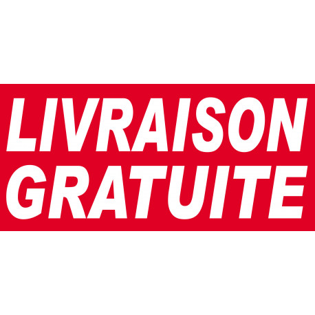 Livraison gratuite - 30x14cm - Autocollant(sticker)