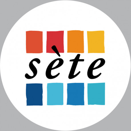 Sète - 20cm - Autocollant(sticker)