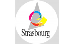 Logo de la ville de Strasbourg - 20cm - Autocollant(sticker)