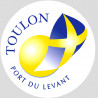 Toulon - 15cm - Autocollant(sticker)