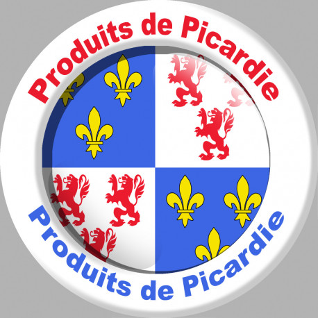 Produits de Picardie- 20cm - Autocollant(sticker)