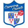 Campingcariste Picardie - 10x7.5cm - Autocollant(sticker)