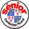 conducteur Sénior Picard - 15cm - Autocollant(sticker)