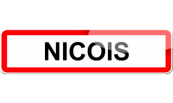 Niçois - 15x4 cm - Autocollant(sticker)