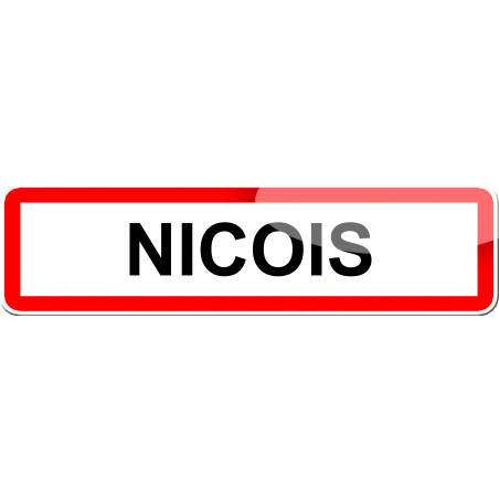 Niçois - 15x4 cm - Autocollant(sticker)