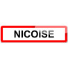 Niçoise - 15x4 cm - Autocollant(sticker)