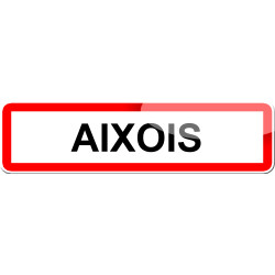 Aixois - 15x4 cm - Sticker/autocollant