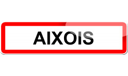 Aixois - 15x4 cm - Autocollant(sticker)