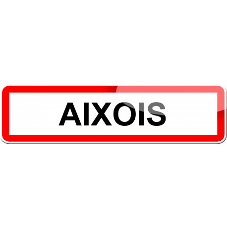 Aixois - 15x4 cm - Autocollant(sticker)