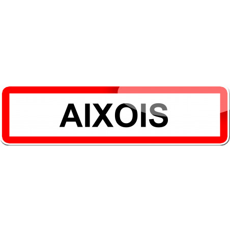 Aixois - 15x4 cm - Autocollant(sticker)