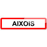 Aixois - 15x4 cm - Autocollant(sticker)