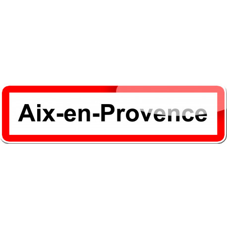 Aix-en Provence - 15x4 cm - Autocollant(sticker)