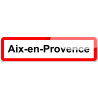 Aix-en Provence - 15x4 cm - Autocollant(sticker)