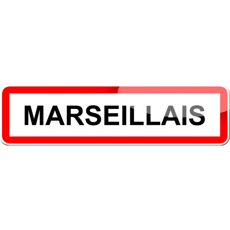 Marseillais - 15x4 cm - Autocollant(sticker)